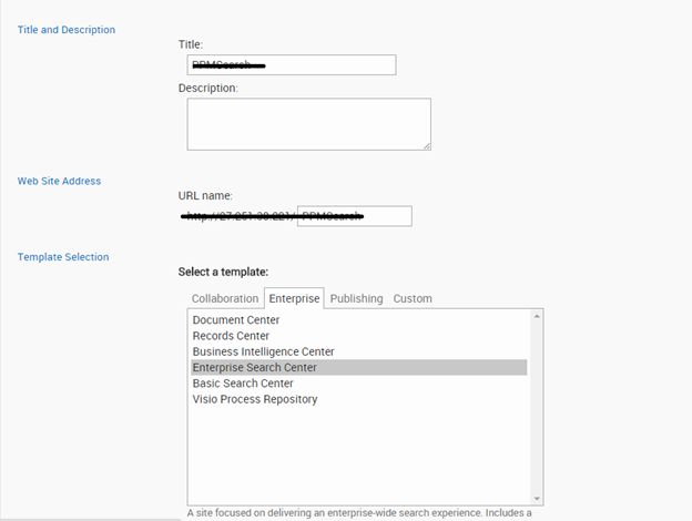 Enterprise selection